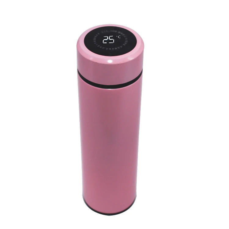 Intelligent Display Temperature Vacuum Cup Digital Led Temperature Display Lid Thermos Stainless Steel Insulated Vacuum Flask