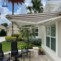 Automatic Electric Retractable Awning Outdoor Sunshade Folding Full Cassette Awning for Patio