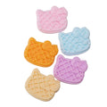 25/58mm Simulation Cartoon Cat Cookie Bread Resin Accessories DIY Scrapbook Phone Case Decorative Ornament Accessories