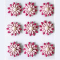 28804 Ariste 6-Color 3D Mini Flower Stickers 100x115mm Digital Printing DIY Craft Multicolor Art Decor Party Cosplay Wedding