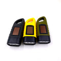 Multipurpose IP44 Waterproof Carabiner Mountaineering Survival Gear Strong Solar Crank Hand Pressing Charging LED's Flashlight
