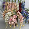 China Wholesale Silk Artificial Wisteria Wedding Ceiling Decoration Hanging Flower