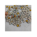 Wholesale 6mm 1000pcs/lot Rhinestone Glass Wave Edge Beads for DIY Jewelry Bracelet Necklace Loose Spacer Earring Beads