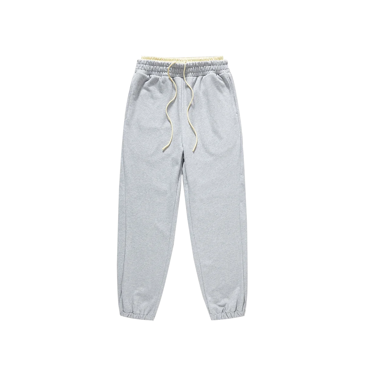 2023 Wholesale Custom Jogger 440gsm Gym Sweatpants Double Layer Waist 440 Gsm Thick Sweatpants