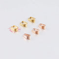 18K Gold Plated Stainless Steel Pendant Connector Pinch Bails Clasp for Jewelry Making