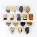 Meetee Handbag Strap Decorative Rope Cord Stopper DIY Hardware Accessories With Screws  Bag Alloy Zipper Tail Clip Buckle