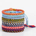 Charm 100% Handmade Woven Cotton Thread Tibetan Red String Rope Thread Friendship Bracelets for Women Adjustable DIY Jewelry