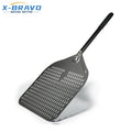 Hot Sale14 /13/12 Inch Perforated Pizza Peel Rectangular Pizza Shovel Aluminum Hard Coating Pizza Peel Paddle Short Tool