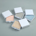 White Luxury Jewelry Display Drawer Ring Boxes Necklace Packaging Kraft Velvet Lining Envelope Pouch Bag Customizable Size Soft