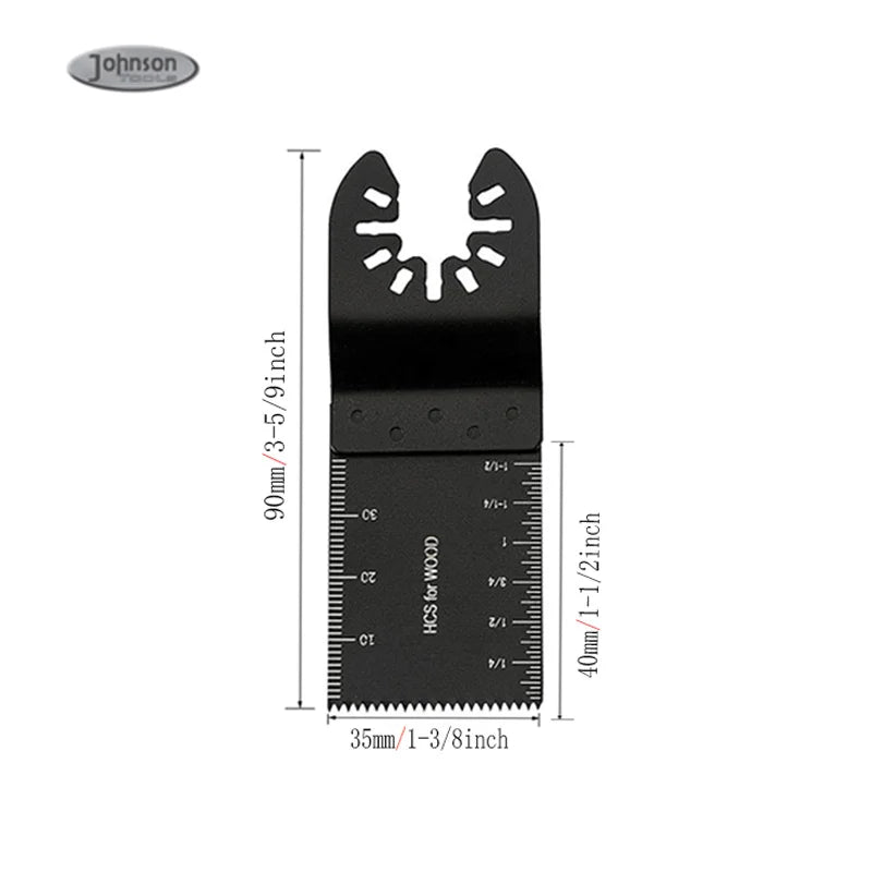 35*40mm Quick Release HCS Oscillating Multi Toos Blades for Wood and Plastic With Plastic Box
