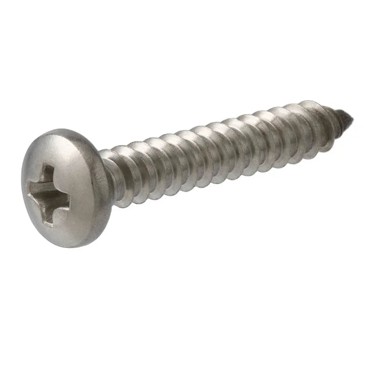 DIN 7981 1/4-20 Tek Screw Stainless Steel Self Tapping Screws Phillips Cross Flat Pan Head Metric Sizes 1/2 M2.5 M3 M6 M8
