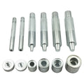 Ready to Ship Different Sizes Manual Grommet Die Set Eyelet Puncher Installation Punching Tool Eyelet Setting Tools