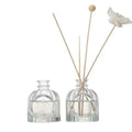Custom Color Transparent 50ml 100ml Aromatherapy Glass Bottle Reusable and Empty for Reed Diffuser Cork Sealing-MOQ 100pcs