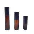 15ml 30ml 50ml Amber Glass Perfume Bottle Vials with Black Spray Pump for Perfume Sample Packing