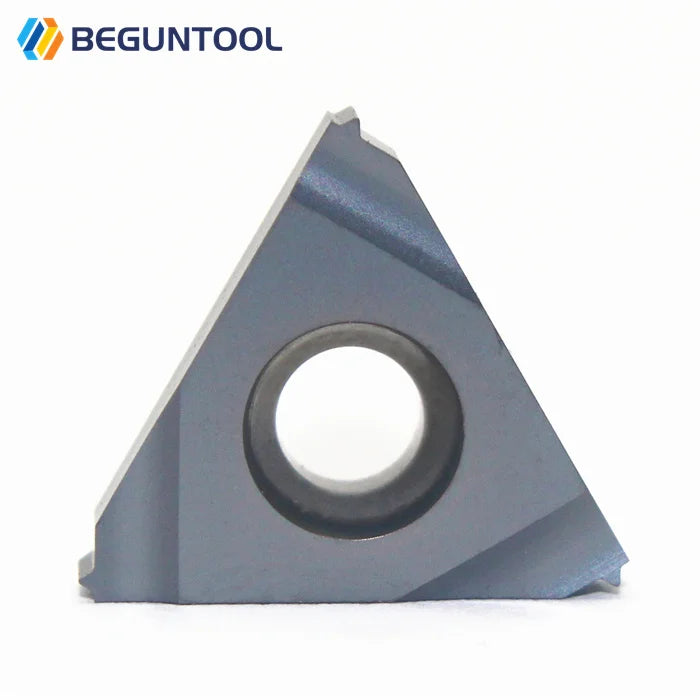 Indexable PVD Coated Triangle CNC External Turning Tool Carbide Threading Inserts OEM 16ER 16IR Cnc Inserts