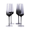 New Arrivals Custom Luxury Wedding Crystal Glass Coupe Glasses Creative Smoke for Champagne Flutes with Custom Logo