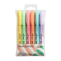 RTS Enlegend Wholesale Pastel Color Chisel Tip Highlighter Marker Set with Bi-Color Injection Barrel for Office & School Use