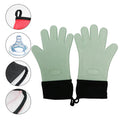 Wholesale Custom Heat Resistant Double Oven Mitts for Kitchen Cooking BBQ Baking Silicone Gloves