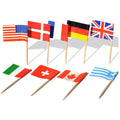 Factory Direct Custom Disposable Wood Toothpicks 3.5cm Length Various Designs Sizes Food Decoration Featuring
