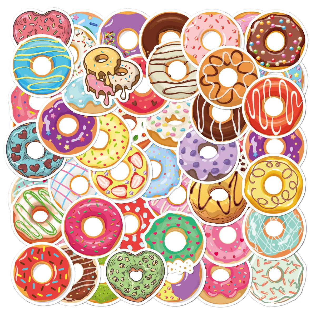 50 Crotch Adhesive Vinyl Waterproof Cartoon Custom Stickers for Laptops and Water Bottles Sticker Pack for Kids