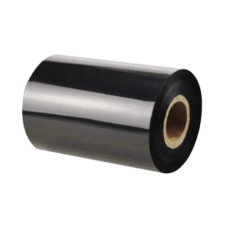 90mm*300m Resin Thermal Transfer Premium Wax Ribbon Zebra Compatible Barcode Labels Good Scratch Resistant