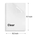 Flexography Inkjet Full Color A3 A4 Waterproof Eco-friendly Barcode Custom Die Cut Self Adhesive Clear Glossy Vinyl Sticker