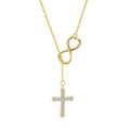 2024 New Fashion Sterling Silver Collar Female Cross Personalized Fine Jewelry Women's Necklace
