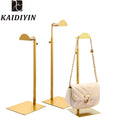 Custom Handbag Holder Stand Display Rack Women Purse Handbag Display Holder Stainless Steel Handbag Holder Stand