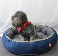 Quality Donut Pet Bed Custom Indoor Luxury Dog Bed with Breathable Washable Solid Pattern for Winter Season