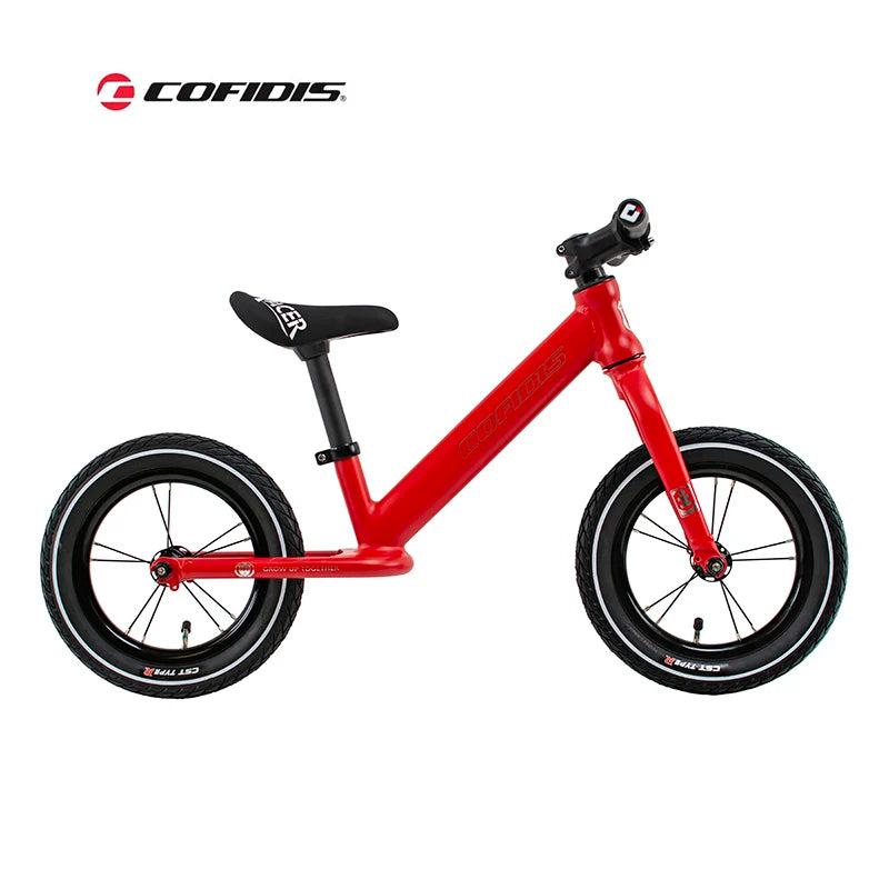 Striker 12-Inch Alloy 3-in-1 Balance Bike 12-Speed Disc Brake Soft-Tail Frame Height Adjustable Handlebar for 2-12 Years Old