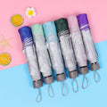 Wholesale Promotional Cheap Custom Logo Print 3 Folding Umbrella Men Sun Rain Gear Parasol