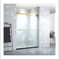 Frameless Stainless Steel Tempered Glass Sliding Shower Doors for Hotel Use Modern Design Customized Size Rectangle Straight