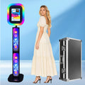 New Design iPad Photobooth Roamer Kiosk 10.2 11 Pro 12.9 LCD Screen Handheld Shell for Selfie iPad Photo Booth Stand