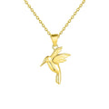 Fashion Jewelry Supplier S925 Sterling Silver Bird Pendants Elegant Hummingbird Charm