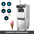 Vevor Special Offer 2200 w 3 Flavors Serve Ice Cream Machine Softserve Ice Cream Machine