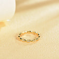Non Tarnish Square Cubic Zirconia Eternity Band Ring Stackable Engagement Wedding 18K Gold Plated 925 Silver Rings Jewelry Women