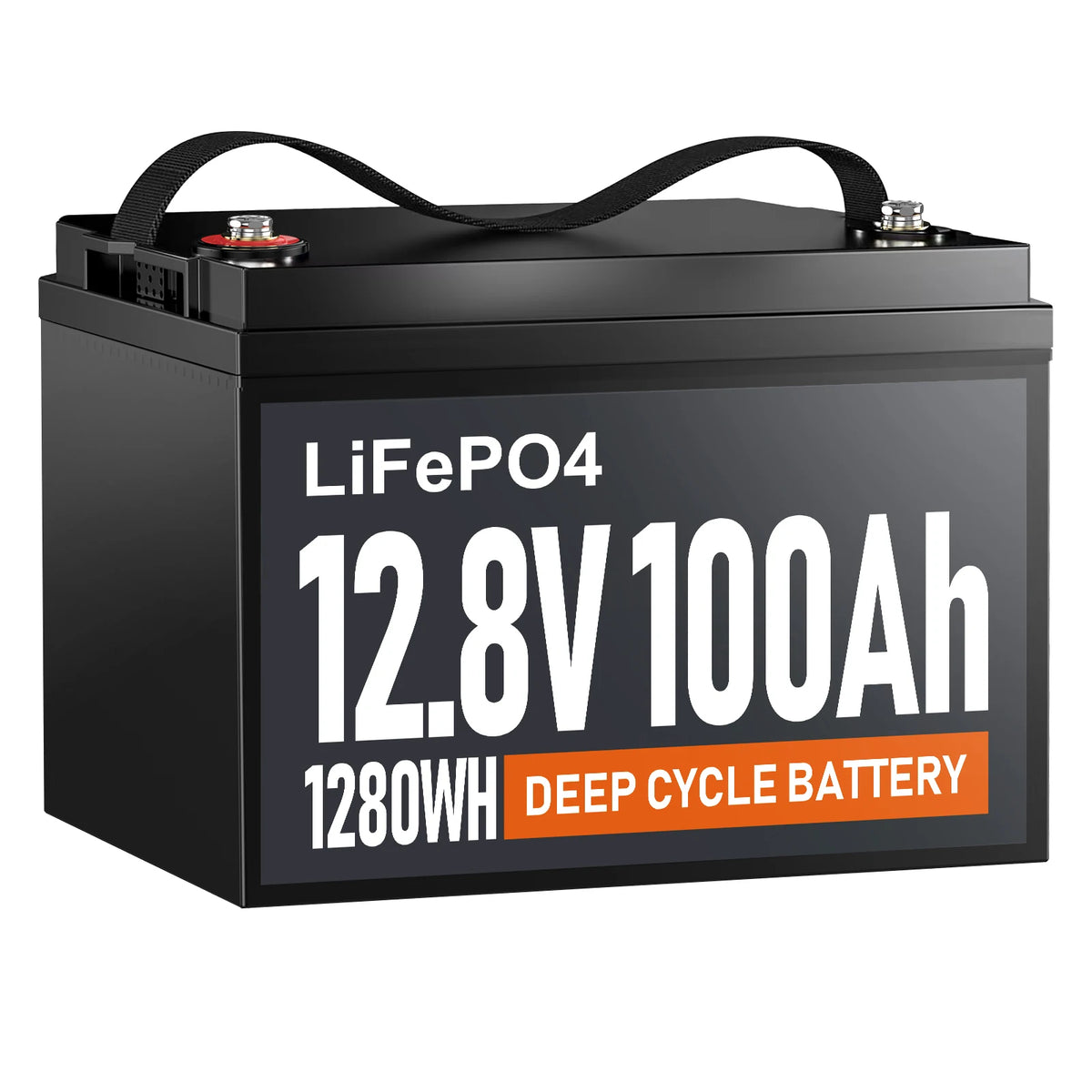 UCAN 12.8V/25.6V 100/200/300AH LiFePO4 Solid State Lithium Ion Battery Pack for Golf Cart Solar Energy Storage Home Use 8000 MegaBDM