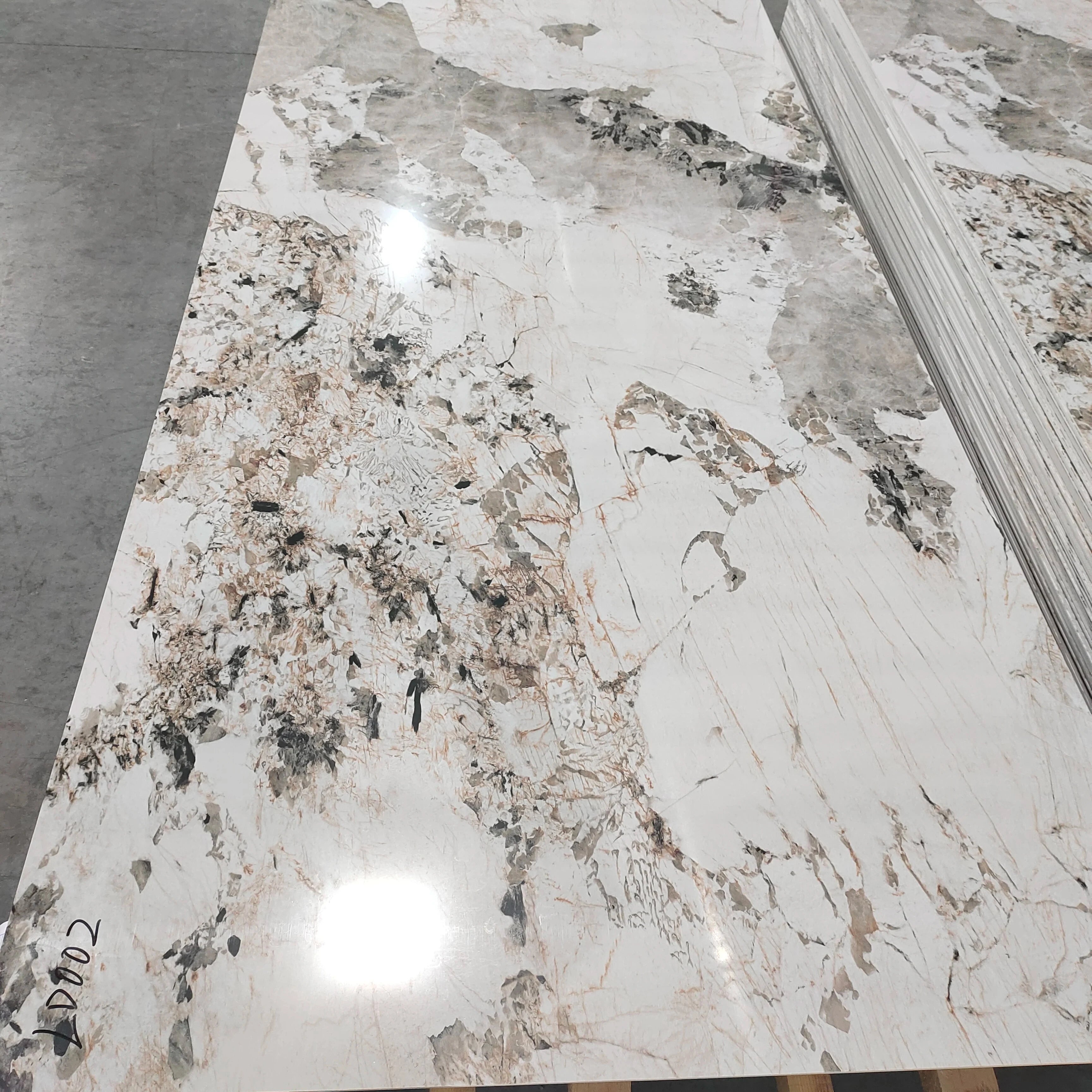 Modern Style  UV Marble Pvc Wall Panel Interior Decoration  Wall Panel