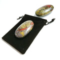 HY 100% Natural Dragon Blood Stone Heated Crystal Healing massage hot stones for Spa