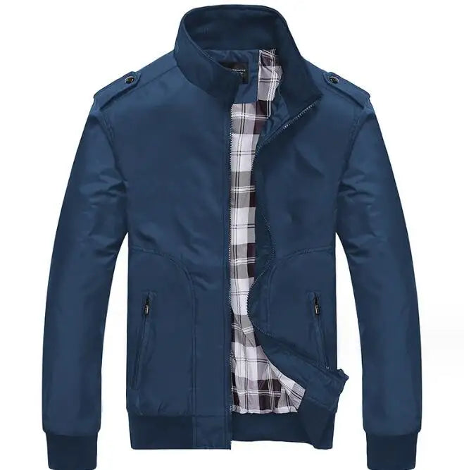 Men Fashion Jackets New Windbreaker Bomber Jacket Autumn Cargo Coat Outdoor Casual Streetwear