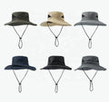 WD-A1033 Safari Fisherman Hat Fishing Hat With Adjustable String Climbing Sun Hats