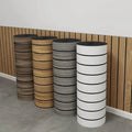 Hot Sale Modern Self-Adhesive PVC Kitchen Stripes Plaid Panel Wallpaper Anti-static Sound-Absorbing Waterproof Fireproof