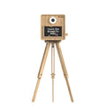 Korean Instant Print Photo Booth Wooden Vintage Dslr Photo Booth