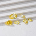 Yellow Diamonds IGI Certificate Lab Diamond Pear Cut Loose Lab Grown Diamond for Ring