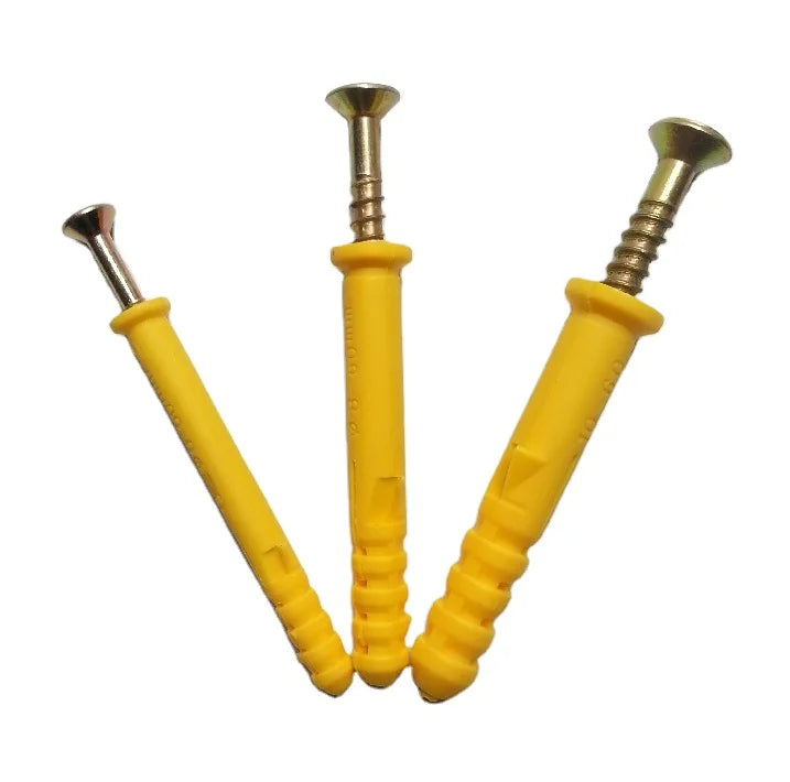 China Manufacture Nylon Plastic Wall Expansion Anchor Nails Screws