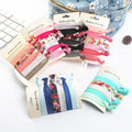 B.PHNE Hair Accessories 6pcs/set Braided Textured Printed Elastic Hair Bands Hair Ties for Women