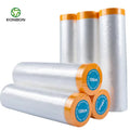 Factory Wholesale Masking Film Paint Pre-Taped Masking Film Paper Painting Drop Film Painters Paper Roll Hdpe Masking Film
