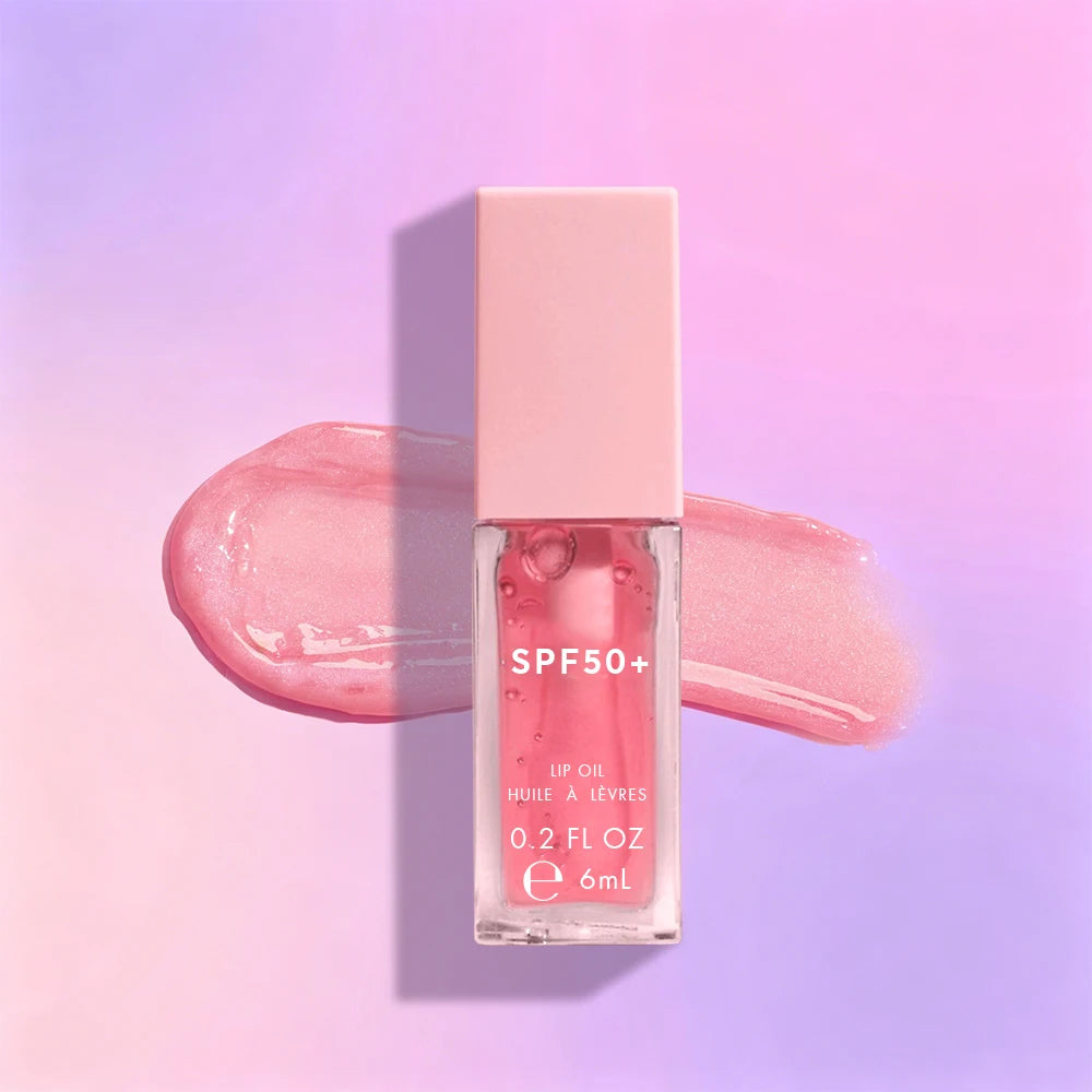 BLIW Custom Logo Glossy SPF 50 Lip Care Oil With Vitamin E Hydrates Lip Plumping Serum MoisturizIng Soften Lip Oil