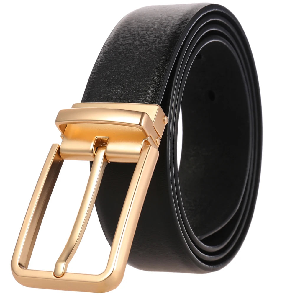 LY35-21746-4 Alloy Pin Buckle Perforated Belt Adjustable