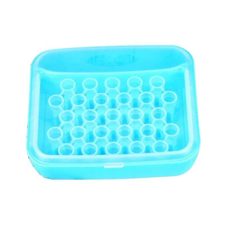 Cake Decorating Tools Set Transparent Kit Empty Russian Flower Stainless Steel Pastry Piping Nozzles Tip Storage Box